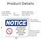 Signmission No Smoking Violation Disciplinary Action OSHA Notice Sign, Aluminum, 10in W x 7in L, 2PK OS-2PACK-NS-A-710-L-16189 - alternate 4